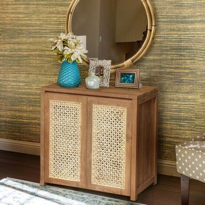 Stockwell Solid Wood Accent Cabinet