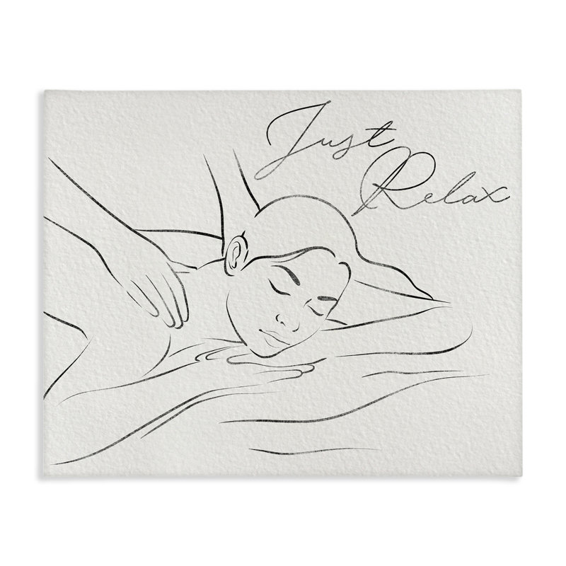 Toile de massage Just Relax, conception de Marcus Prime, H 24 po x l 30 po