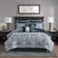 Odette Luxury 8 Piece Jacquard Comforter Set-29657806-48000934