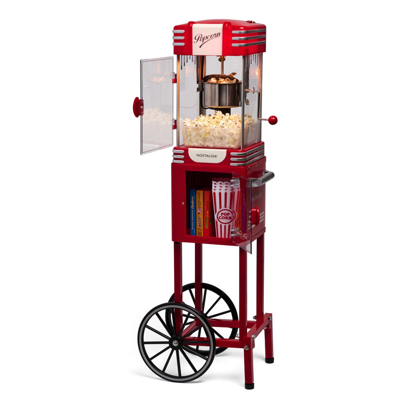 Nostalgia 2.5 oz. Kettle Retro Popcorn Cart