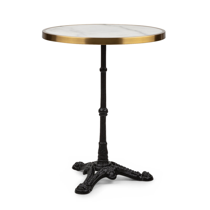 Round Outdoor Bistro Table , 57.5cm cm W cm D, White