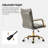 Lundgren Faux Leather Task Chair with Padded Arms-70066927