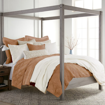 Washed Linen Sandstone Full/Queen Quilt