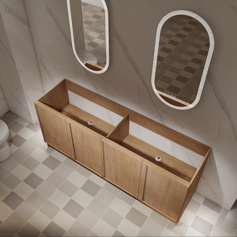 72" Freestanding Bathroom Vanity Base