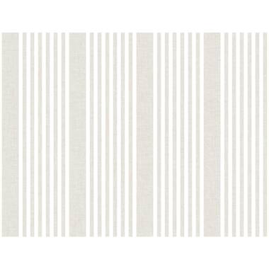 French Grey Embossed Stripe Utensil Holder - Magnolia