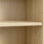 Armoire de rangement avec compartiment basculant, tablettes réglables, charnières à fermeture en douceur