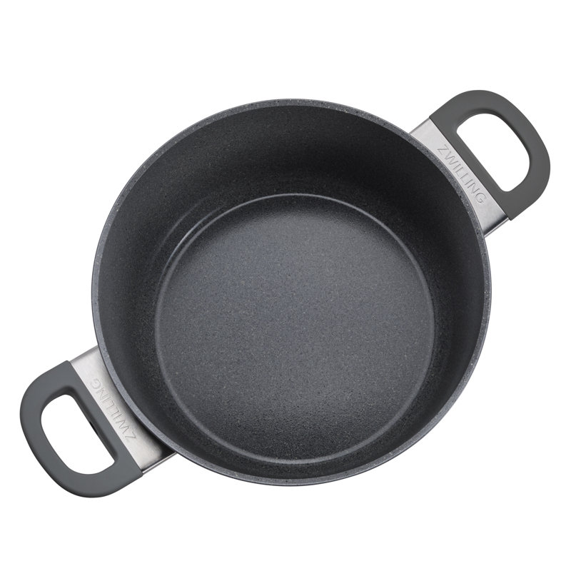 ZWILLING Parma Plus Ceramic 3.9-Qt Aluminum Ceramic Nonstick Sauté Pan + Lid W/ Helper Handle