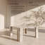 Table basse Abe en marbre véritable beige-370637120