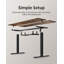 Iya Adjustable Metal Base Standing Desk-306922096