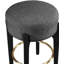 Tabouret de comptoir rembourré en tissu Maud-121555419
