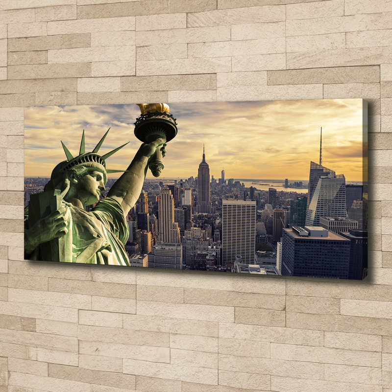 Statue Of Liberty - Wrapped Canvas Print