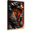 Affiche d'art abstrait noir et or-129241860