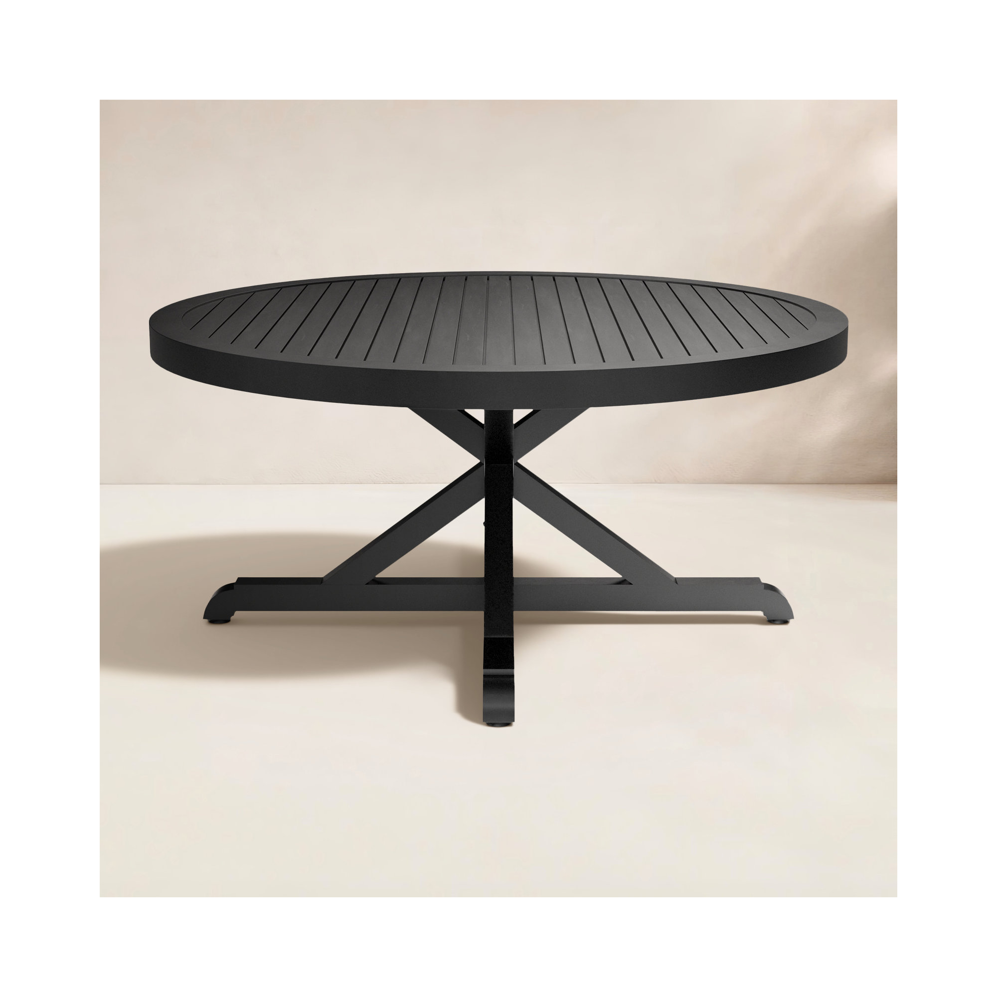 Monterey 47.99'' Aluminum Outdoor Dining Table, 29.5'' H x 48" W x 48" L