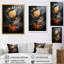 «Black and Gold Spiral Graffiti I», art mural abstrait-1952090923-1952090915