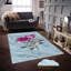 Luxueux tapis tissé imprimé en 3D, 55,1 po x 86,6 po | 100% polyester, antibactérien, lavable à la machine | Pois en feutre antidérapant en PVC, d'une hauteur de poils de 0,3 po | Parfait pour le salon, la chambre à coucher et la décoration intérieure-1371182350