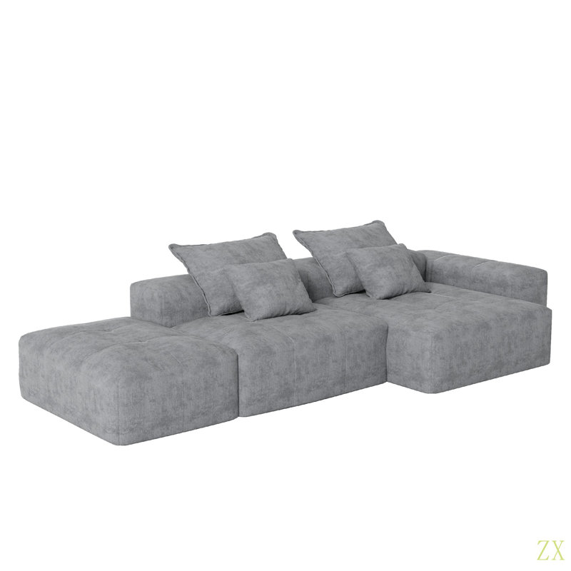 Canapé modulaire surdimensionné Modern, Gris