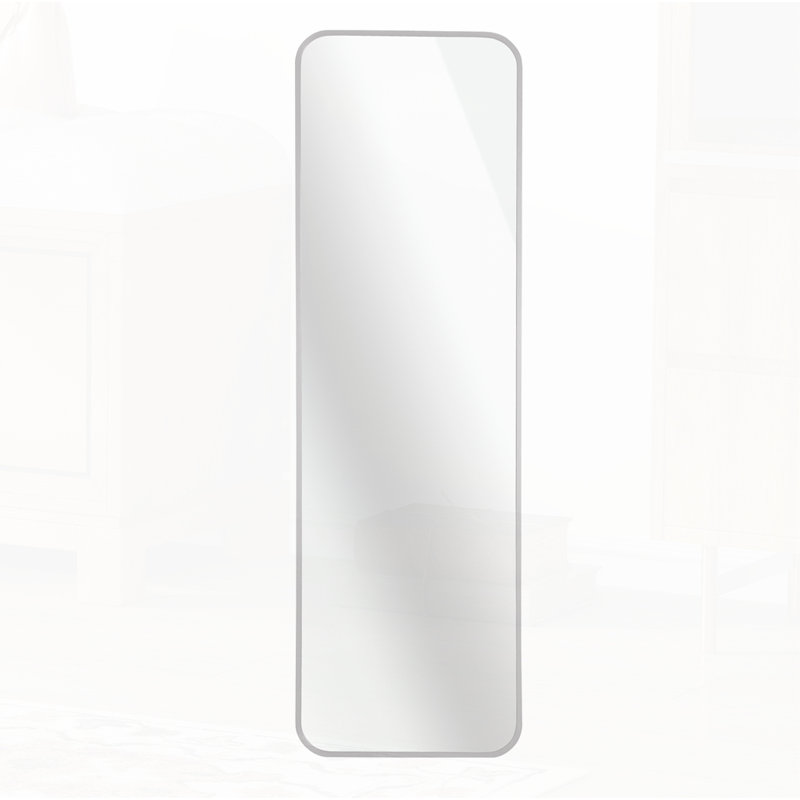 Rectangular Door Mirror, Silver