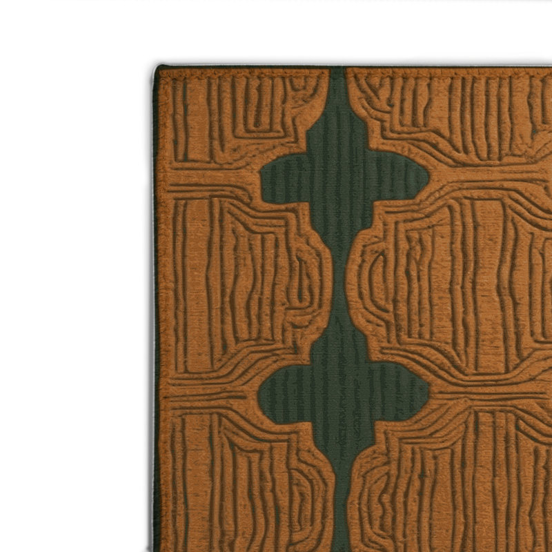 Tapis brun intérieur et extérieur Trellis, Rectangulaire 2 pi x 3 pi