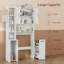 Armoire de rangement au-dessus de la toilette, blanc