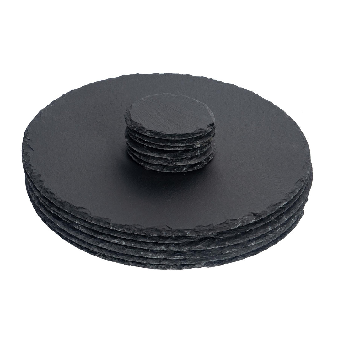 Other Solid Colour Round Placemat And Coaster Set
