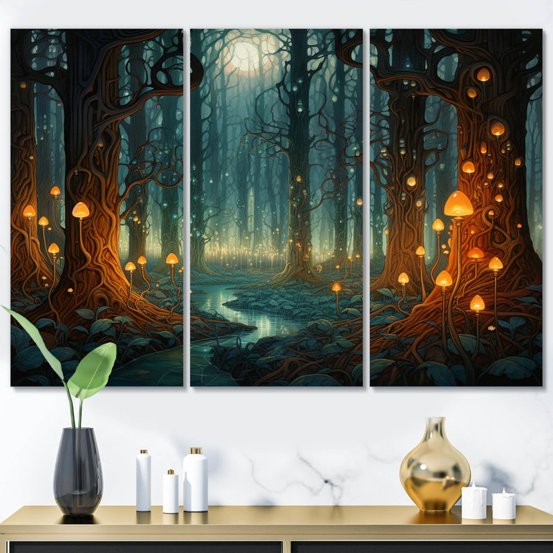 «Meadow», ensemble de reproductions d'art mural, H 32 po x l 48 po x P 1 po