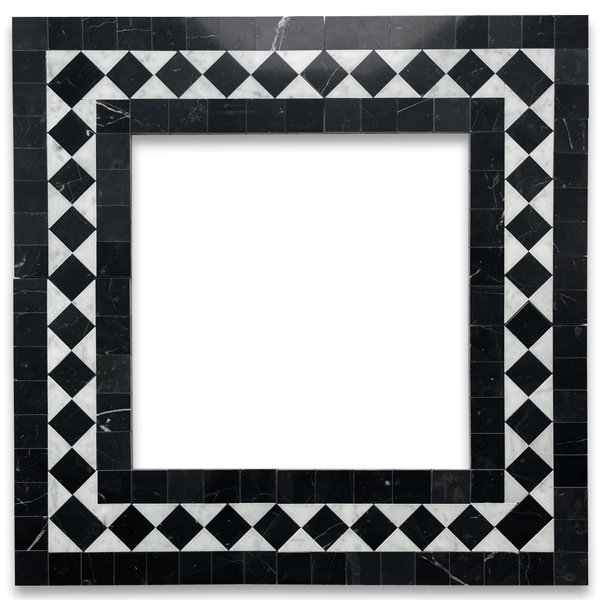 4" x 16" Marble Mosaic Wall & Floor Tile