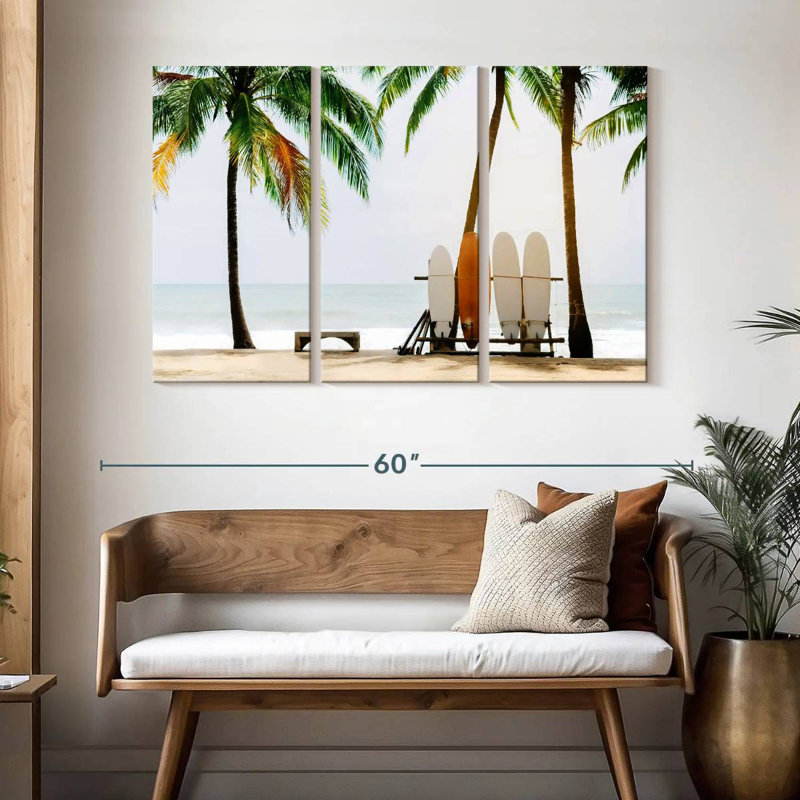 Senne Surfing Haven, 32" H x 50" W