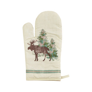 Aztec Multi Deer Printed Oven Mitt