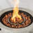 Small concrete round fire pit bowl