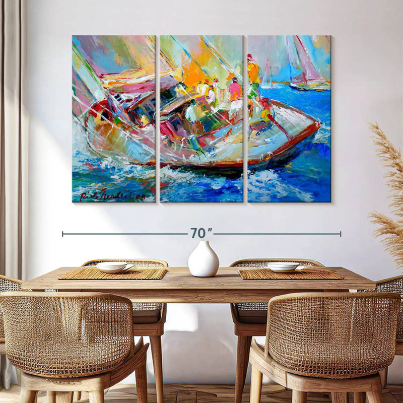 Mehar Sail, 42" H x 65" W