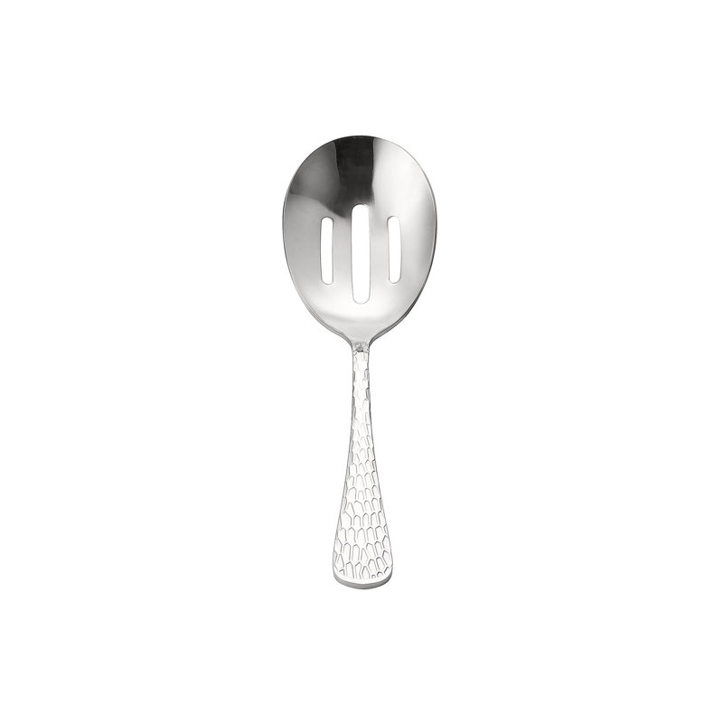 CAC Stainless Auspicious Slotted Spoon 18/8 Xtra. HW 9"