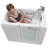 Ella Mobile 26"x45" Acrylic Soaking Walk-In-Bathtub, Right Outward Swing Door, 2 Piece Fast Fill Faucet, 2" Drain-89191092