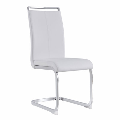 Chaise d'appoint blanche Cenka