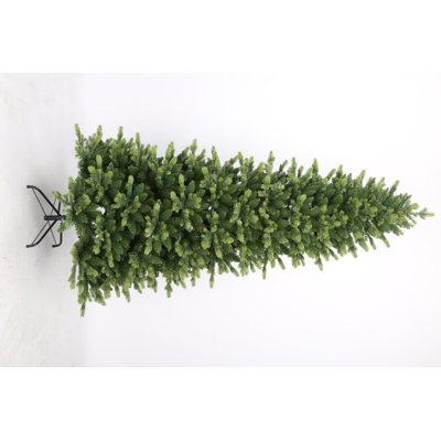 Arbre de Noël en forme de feuille à sept branches en PE + PVC à 25 pointes 25 pi