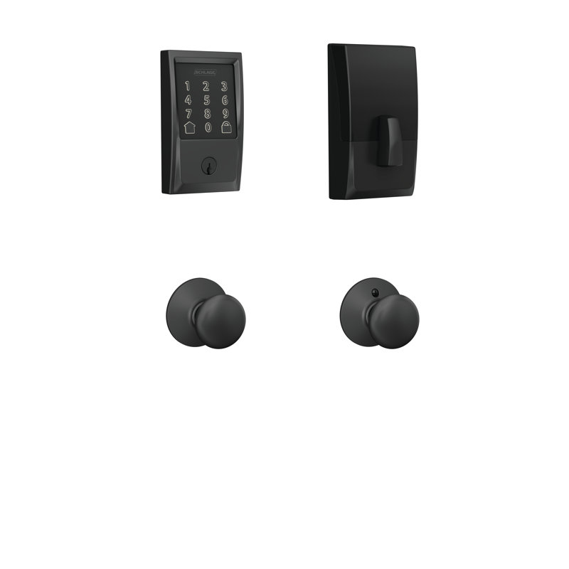 Encode Single Cylinder Smart Deadbolt, Black, Yes