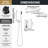 Modern Square Shower System, Rain Shower Head With Handheld Spray, Shower Faucet Set-113991257