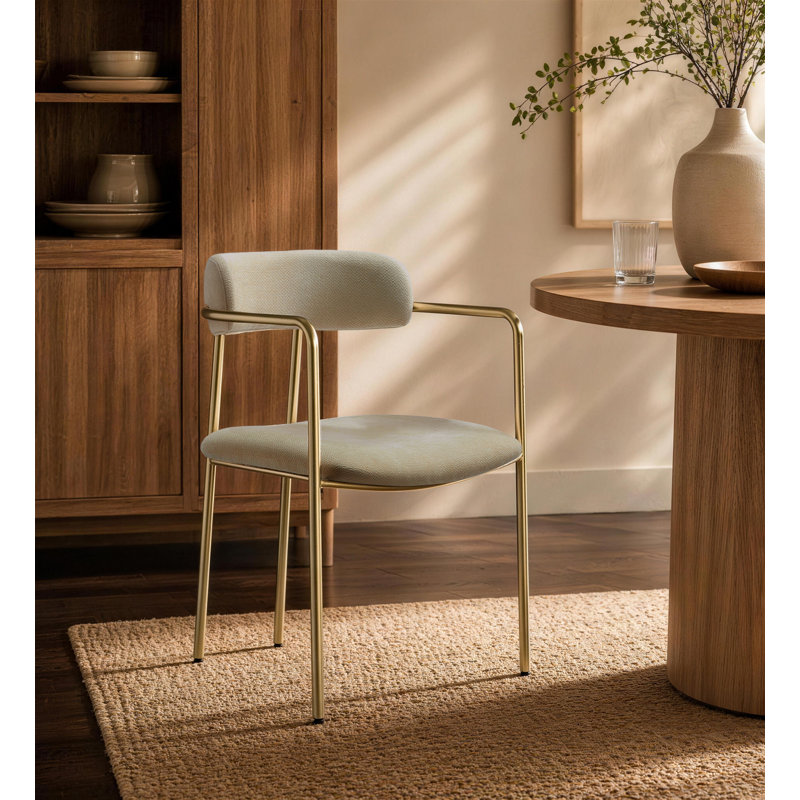 Chaise rembourrée Serene, Taupe