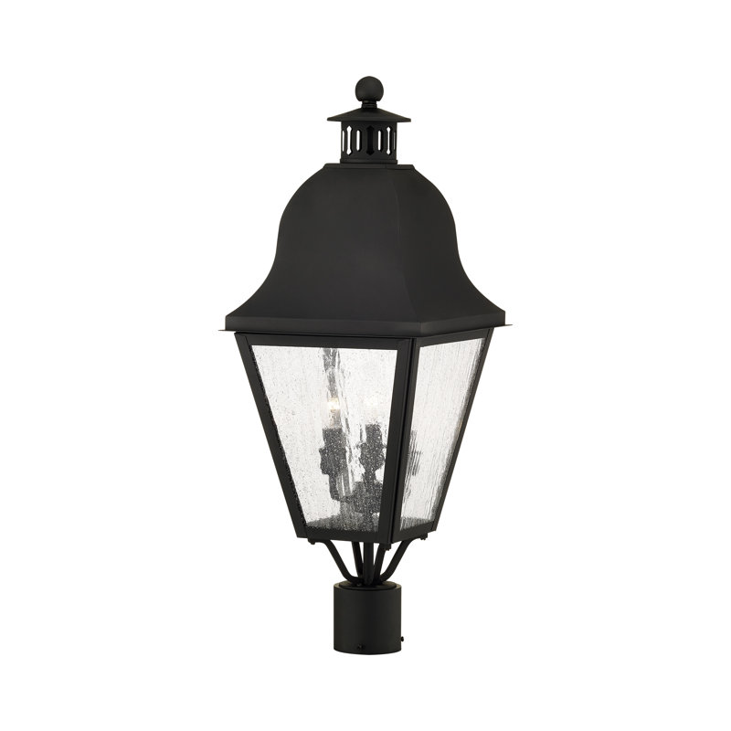 Tête de lanterne à 1 lumière Arnfred, H 26,75 po x l 10,5 po x P 10,5 po, Noir