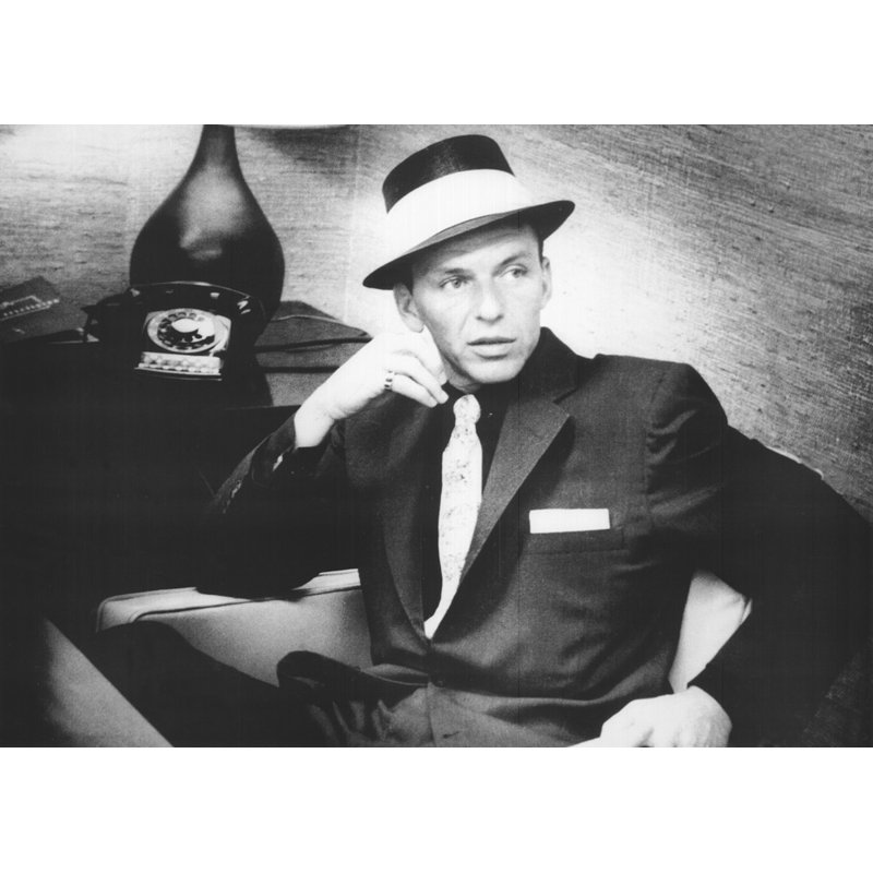 Frank Sinatra, 17" H x 24" W