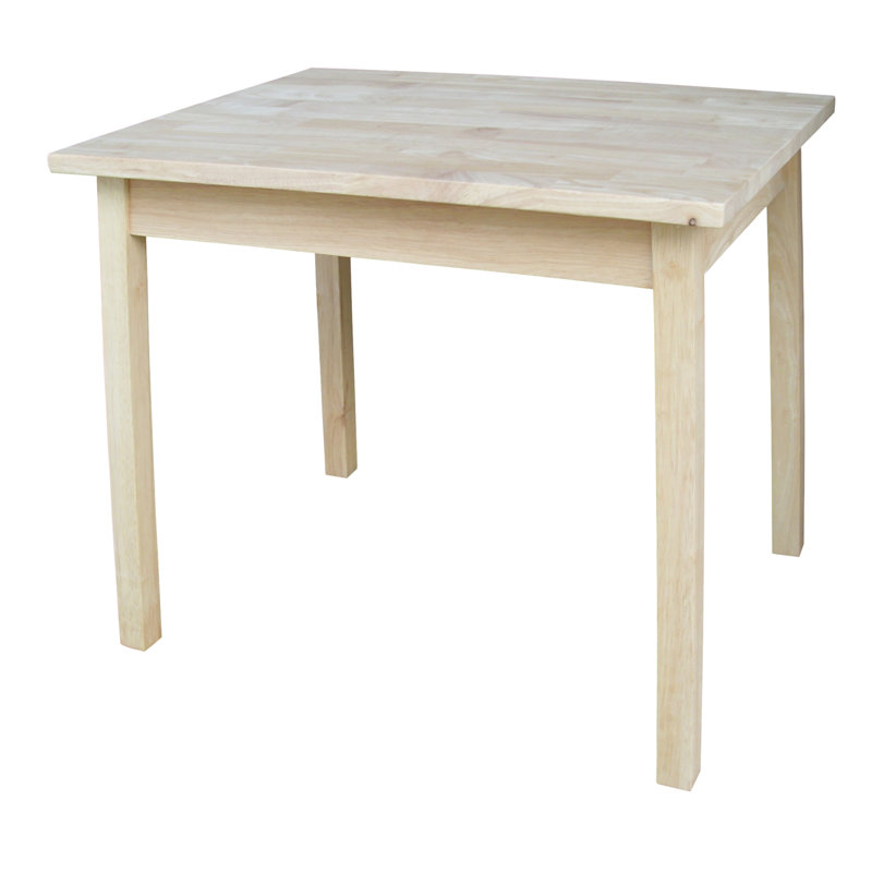 Dmitry Kids Solid Wood Rectangular Play Or Activity Table