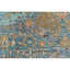 Hand Knotted Wool Abstract Area Rug in Blue/Orange/Gray-904616524