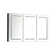 48"X30" LED Mirror Medicine Cabinet With Lights,Dimmer,Defogger,Clock,Temp Display And USB