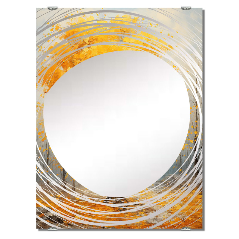 Miroir mural Faried - Arbre MIR136552, 32 po x 24 po