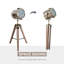 Interlachen Solid Wood Tripod Lamp
