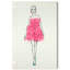 Wynwood Studio Fashion and Glam Modern - Rose - Femme habillée, croquis, art mural pour la décoration intérieure-611191151