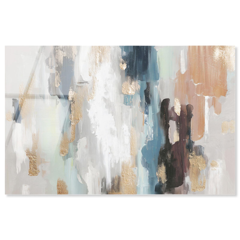 Impression sur toile Golden Descent I Boho Decor par Art Remedy, H 10 po x l 15 po