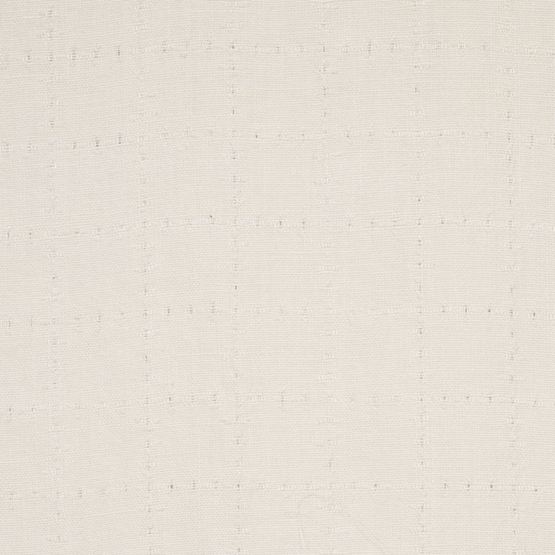 Elin Check Fabric, Ivory