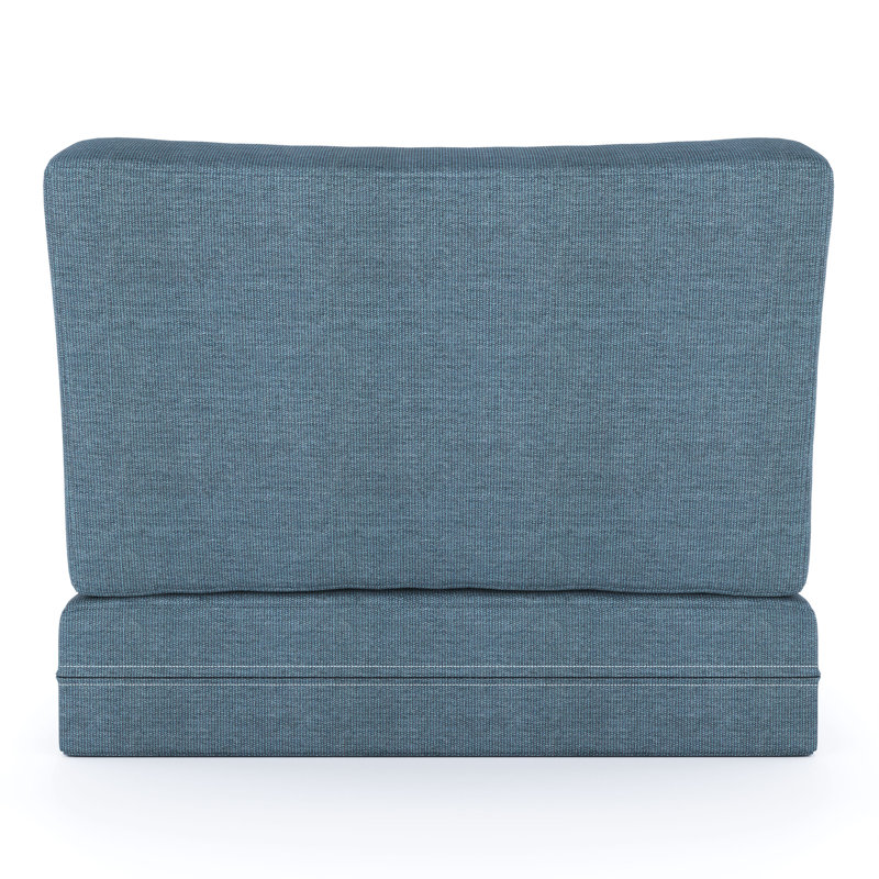 Amala Sunbrella® Outdoor Deep Seating Cushion, 28.5" W x 28.5" D, Sunbrella® Spectrum Denim Plainweave