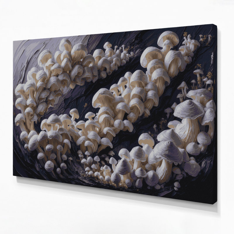 Art mural sur toile mauve, H 24 po x l 36 po
