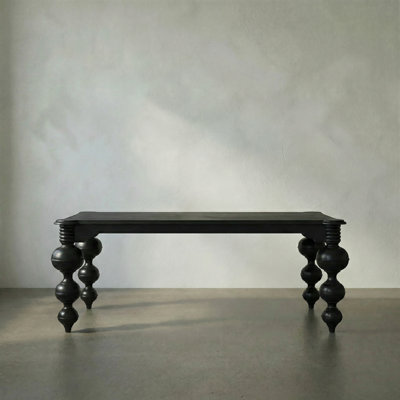 Claudio Mahogany Solid Wood Dining Table